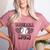 Baseball Mom Leopard Heart Game Day Women's Heather T-Shirt Heather Mauve Baseball Mom Leopard Heart Game Day Women's Heather T-Shirt Heather Mauve