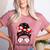 Baseball Mom Leopard Messy Bun Game Day Women's Heather T-Shirt Heather Mauve Baseball Mom Leopard Messy Bun Game Day Women's Heather T-Shirt Heather Mauve
