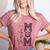 Baseball Mom Leopard Women's Heather T-Shirt Heather Mauve