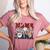 Baseball Mom Baseball Mama Game Day School Sport Women's Heather T-Shirt Heather Mauve Baseball Mom Baseball Mama Game Day School Sport Women's Heather T-Shirt Heather Mauve