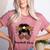 Baseball Mom Baseball Player Mom Women's Heather T-Shirt Heather Mauve
