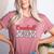 Baseball Mom Sporty Humor Women's Heather T-Shirt Heather Mauve Baseball Mom Sporty Humor Women's Heather T-Shirt Heather Mauve