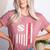 Baseball MOM USA American Flag Patriotic Mama Mother's Day For Women Kids Men Women's Heather T-Shirt Heather Mauve
