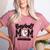 Baseball Mom Varsity Baseball Mama Cute Mother's Day Women's Heather T-Shirt Heather Mauve