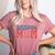 Baseball Mom Vintage Baseball Women's Heather T-Shirt Heather Mauve Baseball Mom Vintage Baseball Women's Heather T-Shirt Heather Mauve
