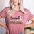 Baseball Nene Women BallPark Nene Baseball Mom Mother's Day Women's Heather T-Shirt Heather Mauve Baseball Nene Women BallPark Nene Baseball Mom Mother's Day Women's Heather T-Shirt Heather Mauve