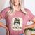 Bleached Messy Bun Game Day Vibes Baseball Mom Game Day Women's Heather T-Shirt Heather Mauve Bleached Messy Bun Game Day Vibes Baseball Mom Game Day Women's Heather T-Shirt Heather Mauve