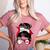 Canadian Baseball Mom Canada Flag Baseball Girl Women's Heather T-Shirt Heather Mauve Canadian Baseball Mom Canada Flag Baseball Girl Women's Heather T-Shirt Heather Mauve