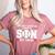 You Can't Scare Me I Have a Son Baseball Mom Women's Heather T-Shirt Heather Mauve