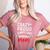 Crazy Proud Always Loud Baseball Mom Women's Heather T-Shirt Heather Mauve