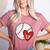 Custom Baseball Mom Number 17 Heart For Mom Mommy Premium Women's Heather T-Shirt Heather Mauve