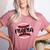 Custom Hustle Tball Tee Ball Baseball Mom Women's Heather T-Shirt Heather Mauve