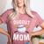 Dugout Mom Baseball Mommy Baseball Mother's Day Women's Heather T-Shirt Heather Mauve