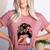Football Mom Baseball Mom Of Both Messy Bun Mother's Day Premium Tri-Blend Women's Heather T-Shirt Heather Mauve Football Mom Baseball Mom Of Both Messy Bun Mother's Day Premium Tri-Blend Women's Heather T-Shirt Heather Mauve