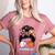 Grandma Life Basketball And Baseball Mom Funny Women's Heather T-Shirt Heather Mauve