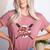 Hits 'n Giggles Baseball Player Women Baseball Mom Mother Women's Heather T-Shirt Heather Mauve Hits 'n Giggles Baseball Player Women Baseball Mom Mother Women's Heather T-Shirt Heather Mauve