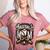 Home Run Baseball Mom Women's Heather T-Shirt Heather Mauve