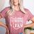 I'm Not Just His Mom I'm His One Fan Proud Baseball Mom Women's Heather T-Shirt Heather Mauve