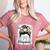 Leopard Messy Bun Mom Mother's Day Baseball Mommy Women's Heather T-Shirt Heather Mauve Leopard Messy Bun Mom Mother's Day Baseball Mommy Women's Heather T-Shirt Heather Mauve