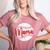 Mama Baseball Mom Women's Heather T-Shirt Heather Mauve Mama Baseball Mom Women's Heather T-Shirt Heather Mauve