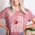 Mom Of Ballers USA Flag Football Baseball Mom Women's Heather T-Shirt Heather Mauve Mom Of Ballers USA Flag Football Baseball Mom Women's Heather T-Shirt Heather Mauve