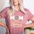 Mom Of The Grand Slammer Leopard Baseball Mom Women's Heather T-Shirt Heather Mauve Mom Of The Grand Slammer Leopard Baseball Mom Women's Heather T-Shirt Heather Mauve