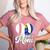 Proud Ball Mom Volleyball Baseball Mom Heart Women's Heather T-Shirt Heather Mauve