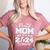 Proud Mom Of a 2024 Senior Baseball Mom 2024 Graduate Women's Heather T-Shirt Heather Mauve Proud Mom Of a 2024 Senior Baseball Mom 2024 Graduate Women's Heather T-Shirt Heather Mauve