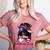Puerto Rico Baseball Mom Messy Bun Boricua Women's Heather T-Shirt Heather Mauve Puerto Rico Baseball Mom Messy Bun Boricua Women's Heather T-Shirt Heather Mauve
