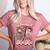 Retro Groovy Baseball Mama Baseball Mom Lover Women's Heather T-Shirt Heather Mauve Retro Groovy Baseball Mama Baseball Mom Lover Women's Heather T-Shirt Heather Mauve