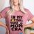 In My Softball Baseball Mom Era Retro Groovy Mom Of Both Women's Heather T-Shirt Heather Mauve