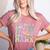 Somebody's Loud & Proud Baseball Mom Mama Sport Cute Women's Heather T-Shirt Heather Mauve