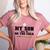 My Son Will Be On The Field Baseball Mom Women's Heather T-Shirt Heather Mauve