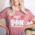 Sorry My Son Has Baseball Baseball Mom Women's Heather T-Shirt Heather Mauve Sorry My Son Has Baseball Baseball Mom Women's Heather T-Shirt Heather Mauve