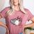 That's My Boy Leopard Heart Baseball Mom Women's Heather T-Shirt Heather Mauve That's My Boy Leopard Heart Baseball Mom Women's Heather T-Shirt Heather Mauve