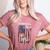 Vintage USA Flag Baseball Player Proud Baseball Mom Women's Heather T-Shirt Heather Mauve Vintage USA Flag Baseball Player Proud Baseball Mom Women's Heather T-Shirt Heather Mauve