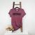 Baseball Mom Alphabet Women's Heather T-Shirt Heather Maroon