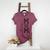 Baseball Mom Leopard Women's Heather T-Shirt Heather Maroon