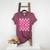 Baseball Mom And Pink Grid Sports Mother Mama Player Women's Heather T-Shirt Heather Maroon