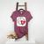 Bleached Custom Baseball Mom Number 7 Heart For Mom Women's Heather T-Shirt Heather Maroon
