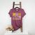 Mom Of The Birthday Baller Groovy Baseball Mom Women's Heather T-Shirt Heather Maroon