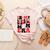 In My Baseball Mom Era Groovy Mom Women's Heather T-Shirt Heather Peach