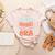 In My Baseball Mom Era Lover Groovy Retro Mother's Day Women's Heather T-Shirt Heather Peach
