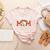Baseball Mom Leopard Game Day Mom Life Mother's Day Women's Heather T-Shirt Heather Peach Baseball Mom Leopard Game Day Mom Life Mother's Day Women's Heather T-Shirt Heather Peach