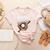 Baseball Mom Baseball Player Women's Heather T-Shirt Heather Peach