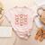 Baseball Mom Sister Tween Teen Girl Girly Pink Bow Preppy Women's Heather T-Shirt Heather Peach