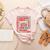 Baseball Mom Traits For Great Mothers Grey And Red Women's Heather T-Shirt Heather Peach