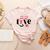 Baseball Softball Baseball Mom LOVE Baseball Premium Tri-Blend Women's Heather T-Shirt Heather Peach