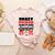 Crazy Proud Always Loud Baseball Mom Saying Women's Heather T-Shirt Heather Peach