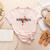 Distressed Baseball Mom Women's Heather T-Shirt Heather Peach Distressed Baseball Mom Women's Heather T-Shirt Heather Peach